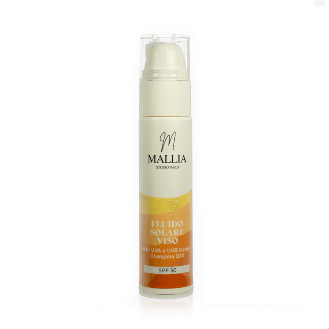 Fluido Solare Viso SPF 50 con Karité e Coenzima Q10